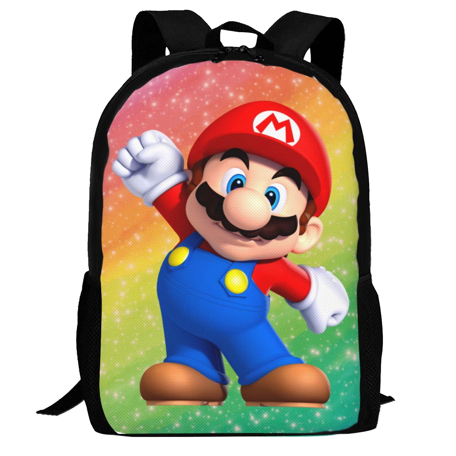 Super Mario Backpack,Laptop Backpack Lightweight Casual DaypackMulti-Function Travel Backpack