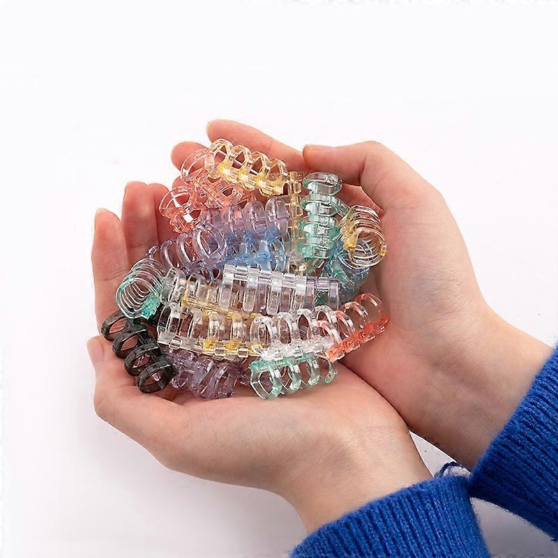 7 Piece 4 Ring Metal Loose Leaf Binder Ring Notebook Diary Album