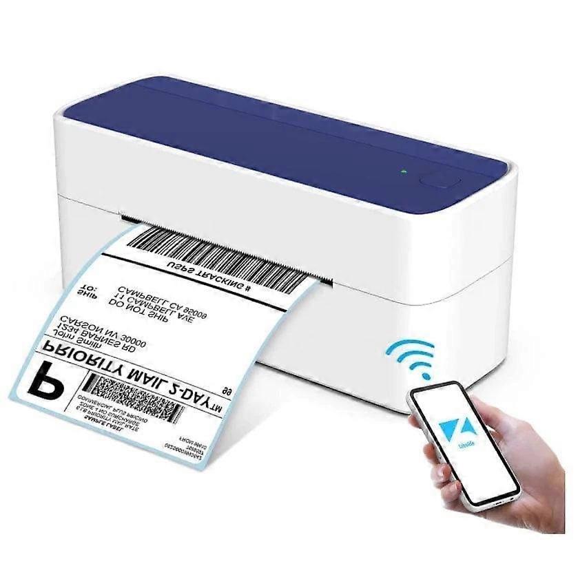 Label printer, 4x6 desktop label barcode printer, speed 150 mm/s, high speed for small home use.