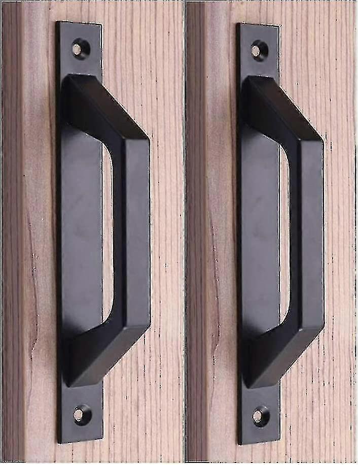 引き戸用取っ手 木製ドアハンドル 19.6cm