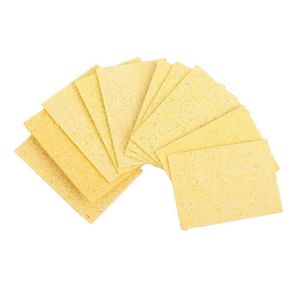 10 Pcs Soldering Tip Cleaner Cleaning Sponge Remove Tin Cleaner Sponge Welding Cleaner Soldering Tips Solder Pad