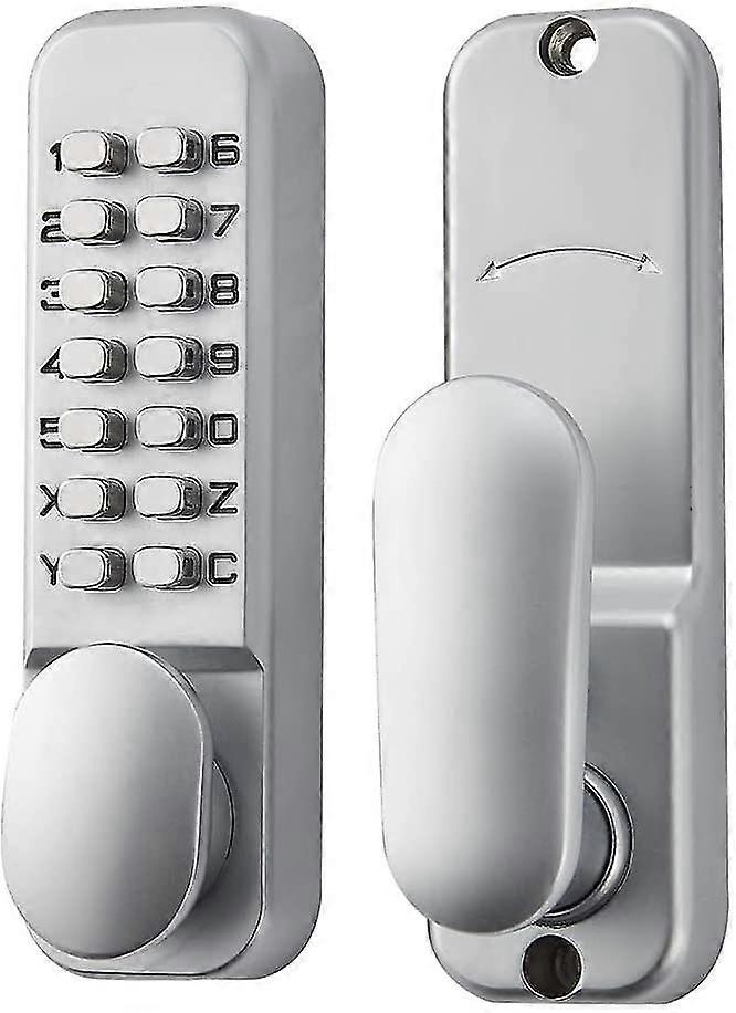 Mechanical Door Lock Keyless Digital Lock Three Layer Electroplating Casting Anti Corrosion