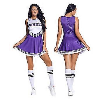 Costume De Pom-pom Girl Zombie Pour Enfant – Robe, Pompons, Chaussettes Et Accessoires Pour Halloween Ou Fête Déguisée