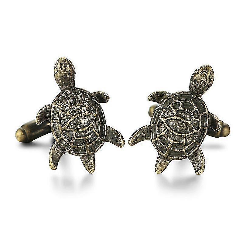 Camisa francesa abotoaduras feitas de cobre (estilo tartaruga)