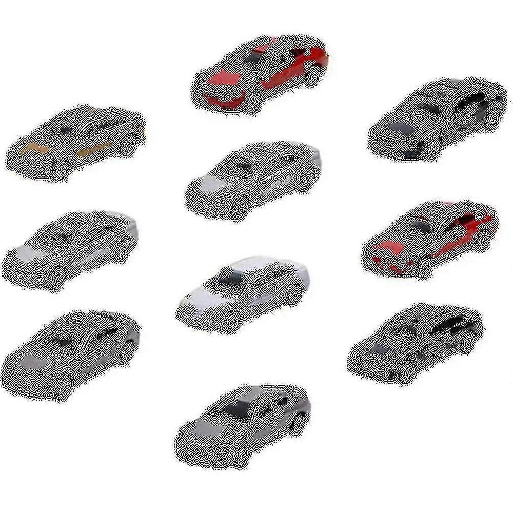10 Pack 1/75 Mini Model Car Painted Car Models Building Train Scenery Building Train Layout Set Mod