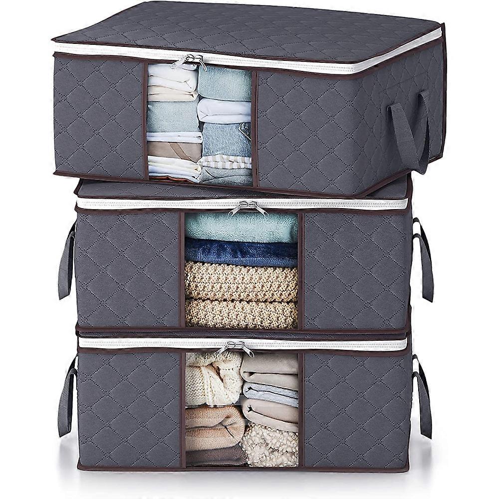 Clothes Storage Bag with Durable Foldable and Easy to Carry Fabric Multifunctional
