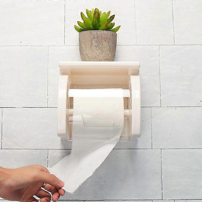 Bathroom Tissue Box R Wall Mount Waterproof Plastic Roll Pap