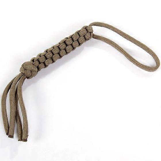Paracord Square Weave Knife Snodd - Khaki
