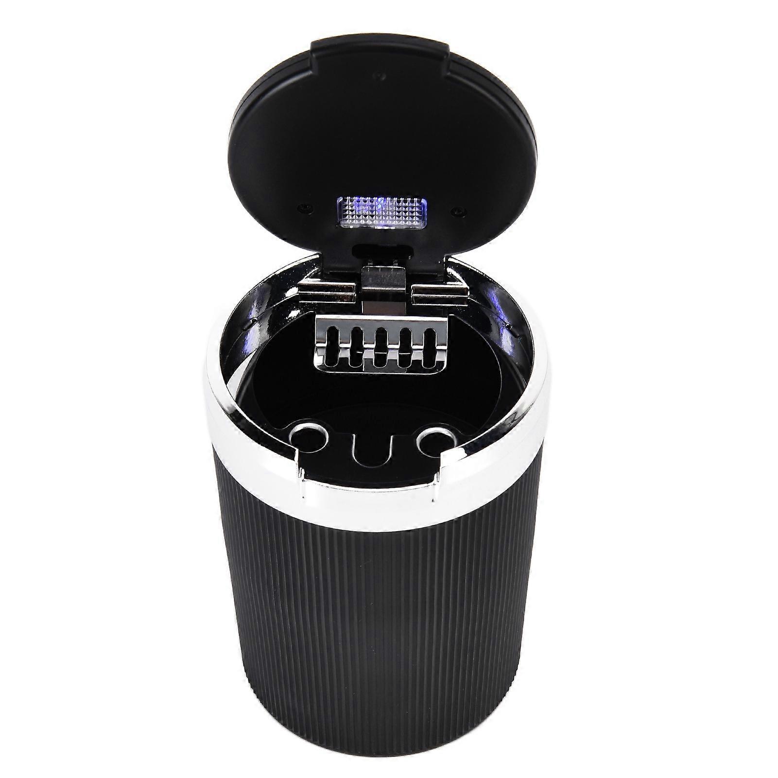 LED Car Ashtray Portable Cigarette Ashtray with Lid for Home Office
