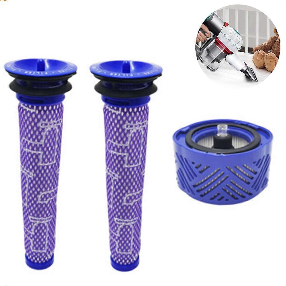 2 Pre Filter + 1 HEPA Post-Filter kit compatible with V6/V8 Animal and Absolute Cordless Vacuum, Replacement Filter