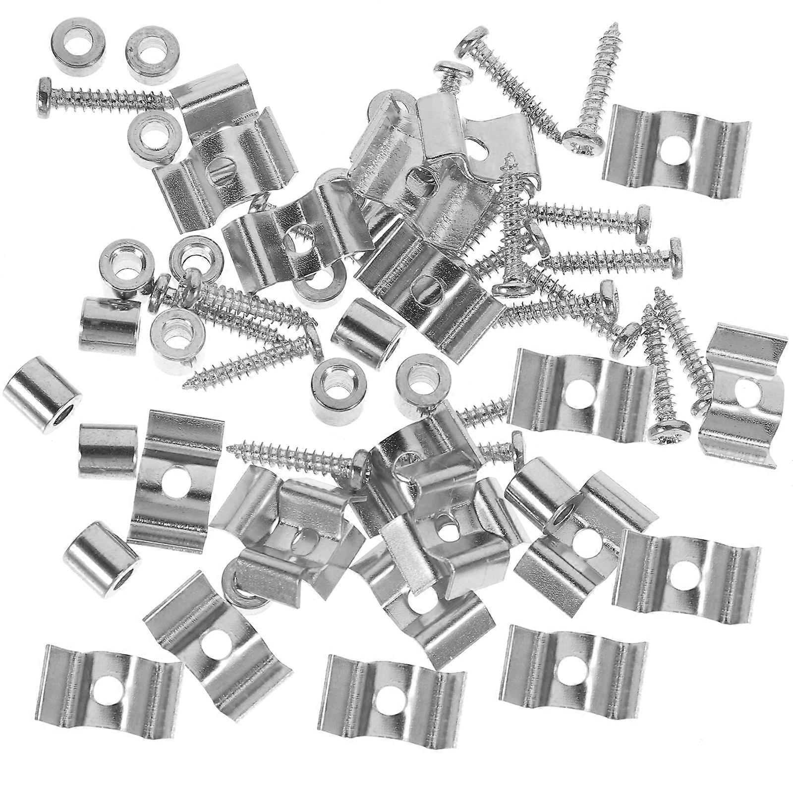 10 Set of Guitar String Trees Strings Retainer Guides Electric Guitar Replacement Parts with Screws