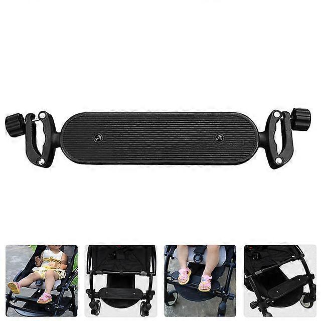 Einstellbare Kinderwagen Fußteil Pedal Fuß Rest Baby Fußstütze Kinderwagen Zubehör Schwarz