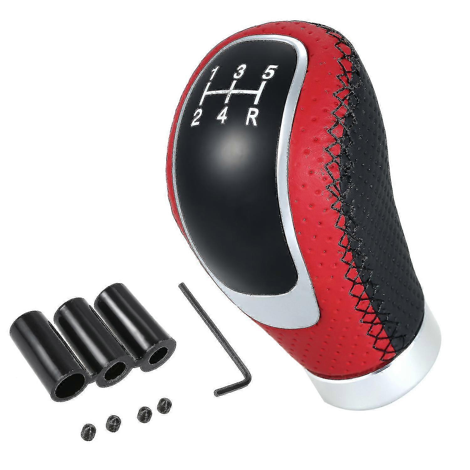 1 Gear Shift Knob 1 Adapter Red