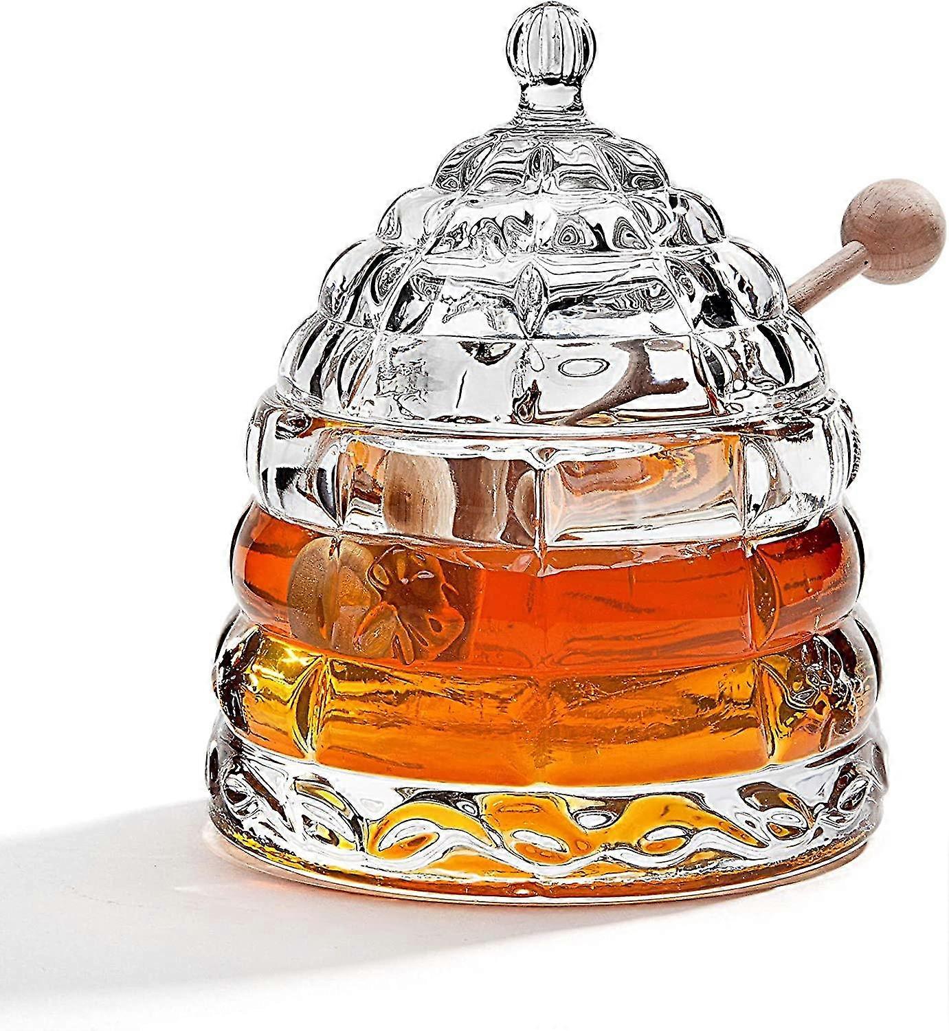 Crystal Honey Jar, Beehive Honey Dish
