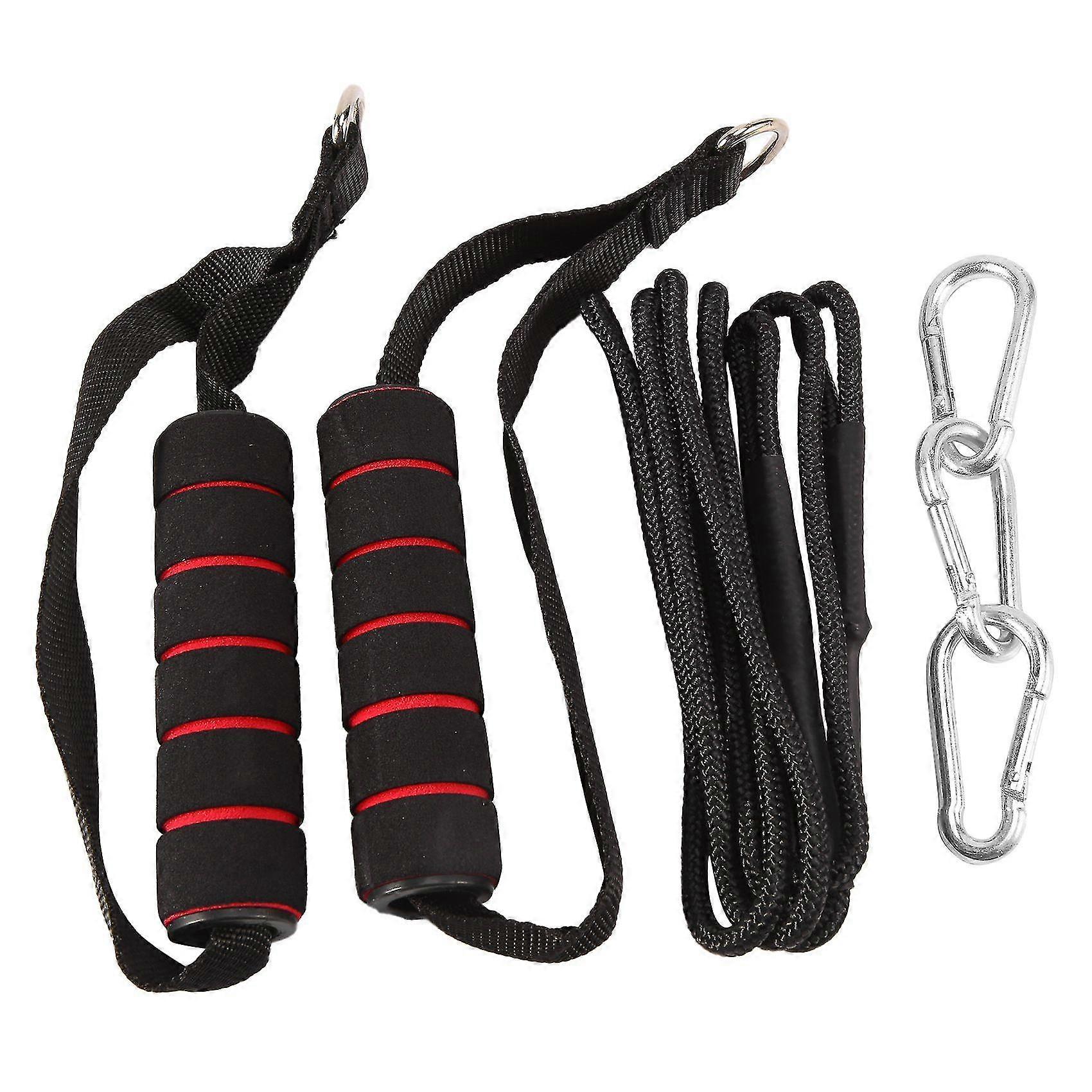 Pull Down Cables Gym Handles For Cable Machines Triceps Arm Strength Extensions Fitness Home Gym Wo