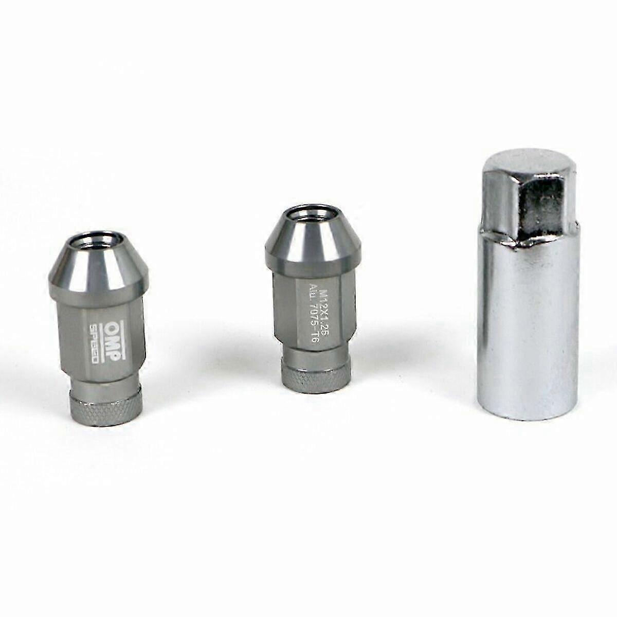Set Nuts OMP 7075 Anthracite 20 uds M14 x 1,25