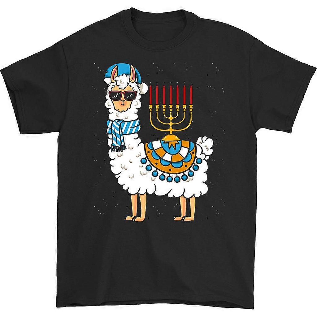 Llama Hanukkah Christmas T-shirt