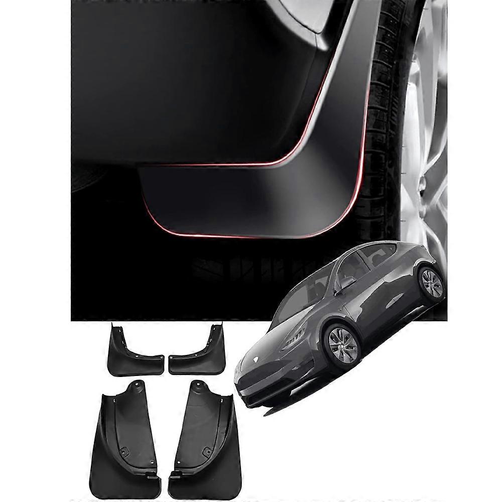 Cars Accessories For Tesla Model Y 2021-2024 Splash Guards Mud Flaps Mudguard Protector Auto Parts