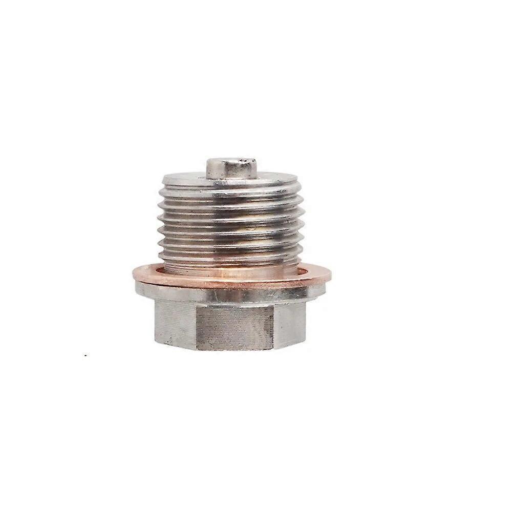 Universal M12 M14 M16 M18 * 125/15 Rustfrit stål Magnetisk rustfrit stål Olie Afløbsprop Sump Afløbsmøtrik Bolt JDM