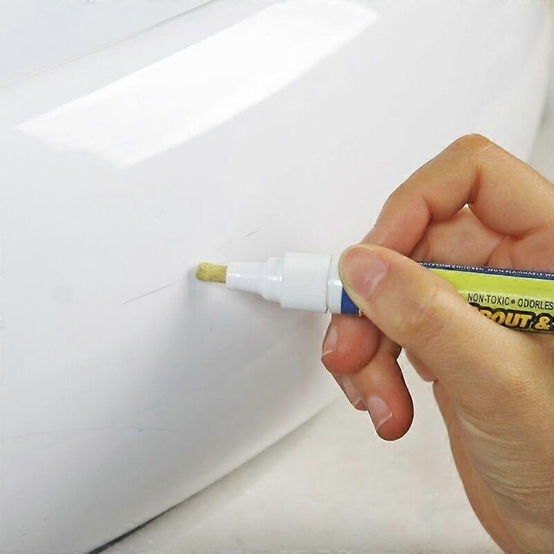 Caulking Creative Grout and Grout-Aide Tile Marker Ceramic Tile Reface Repair Pen White Reversible Nib
