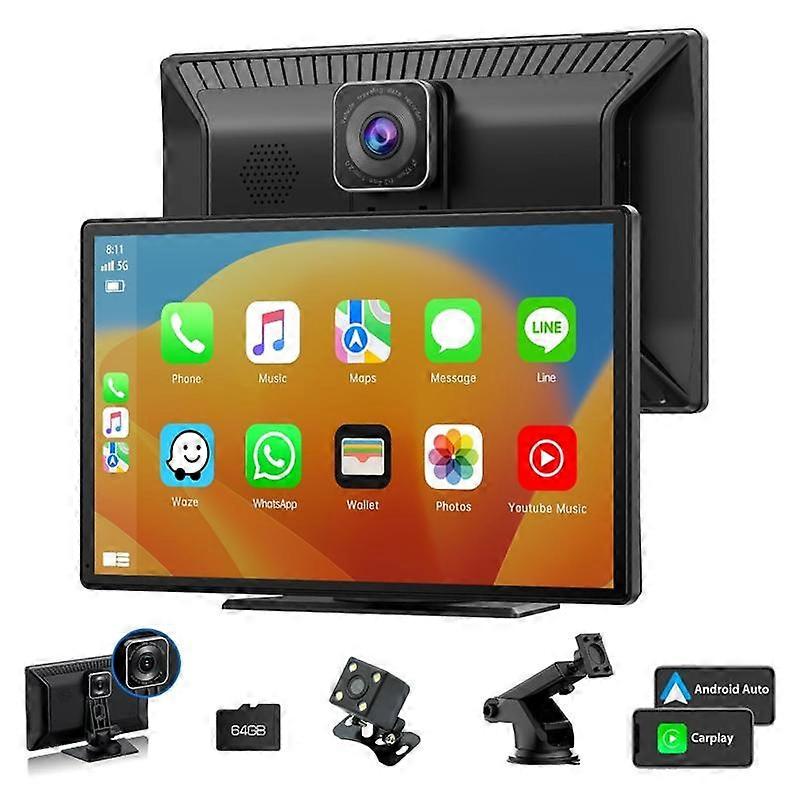 9 inch Carplay MP5 Player Portable BT Touch Srceen Wireless Carplay Android Auto Car Radio SD9290