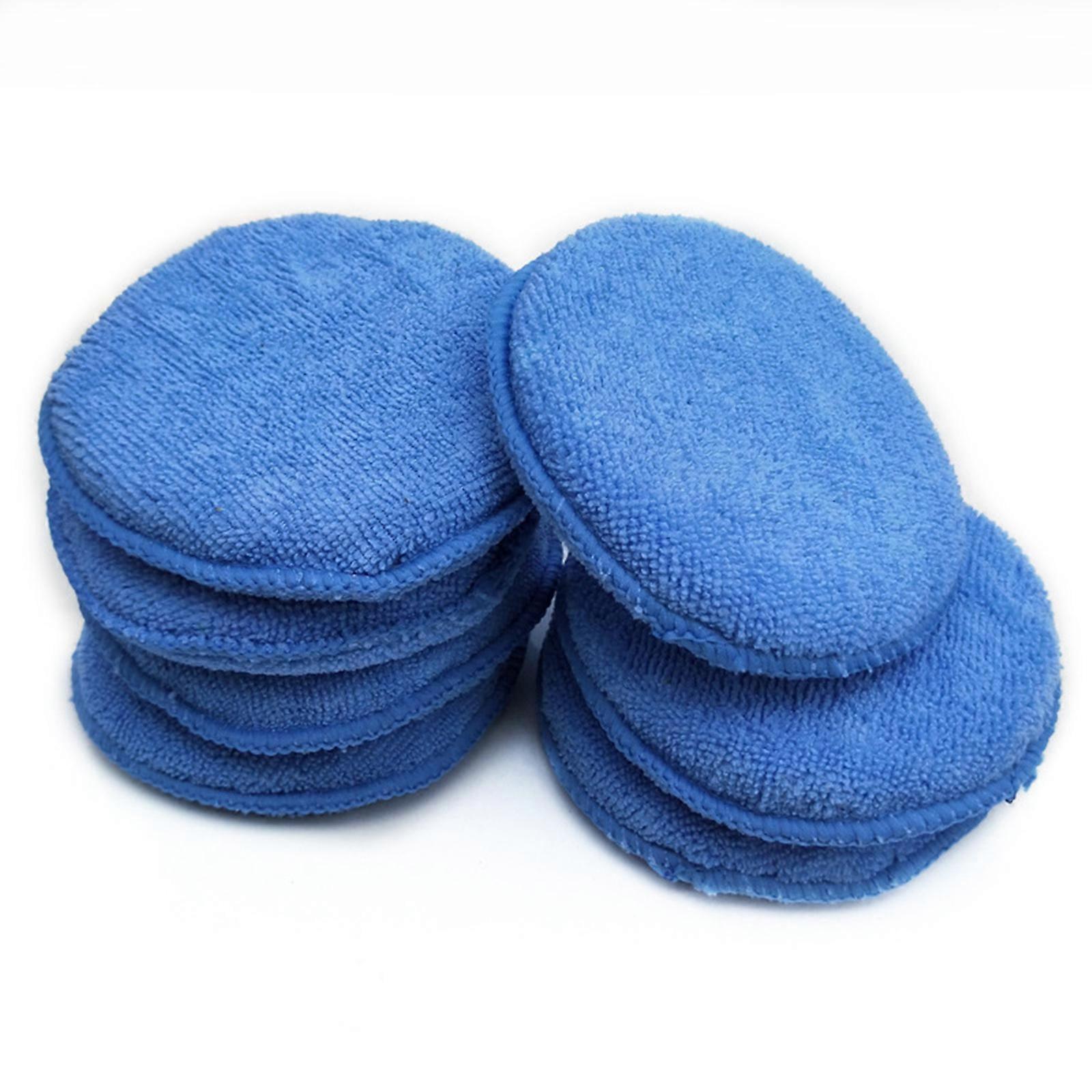 6pcs Car Wax Applicator Pads Foam Applicator Pads Cleaning Sponge  Suitable for Automobile Painting