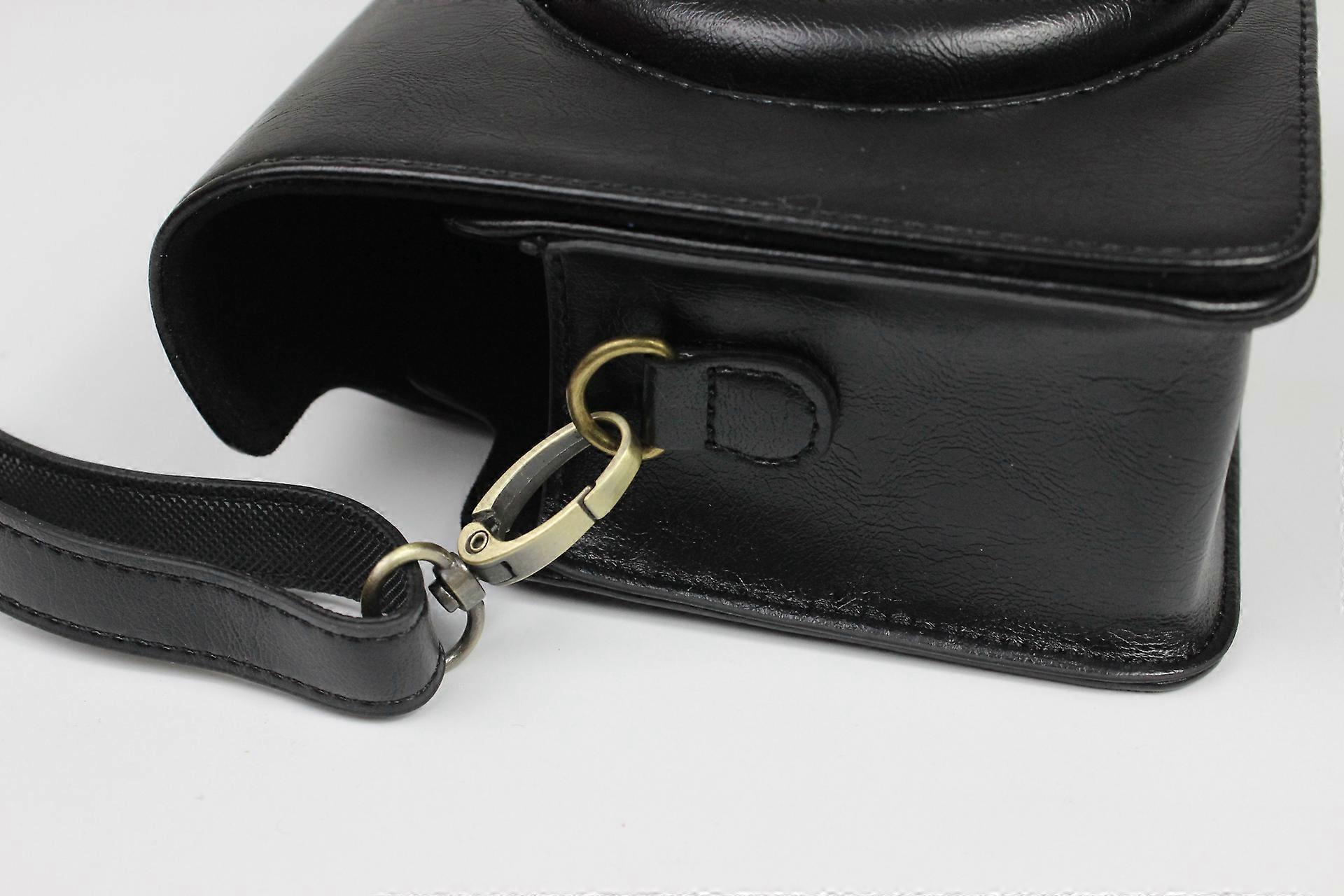 Custodia In Pelle PU Per Fotocamera Istantanea Fujifilm SQ6 - Vintage, Con Tracolla E Coperchio Rimovibile, Protezione Antiurto - 3