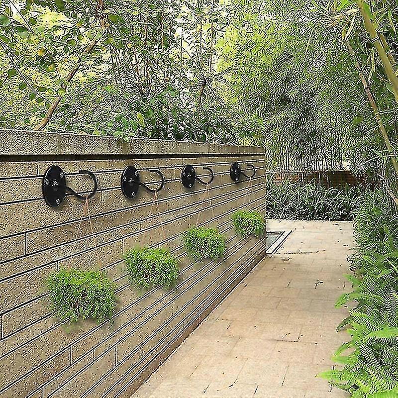 Compatible Ceiling Hook For Hanging Plants, Wall Mount Metal Hanger - Black