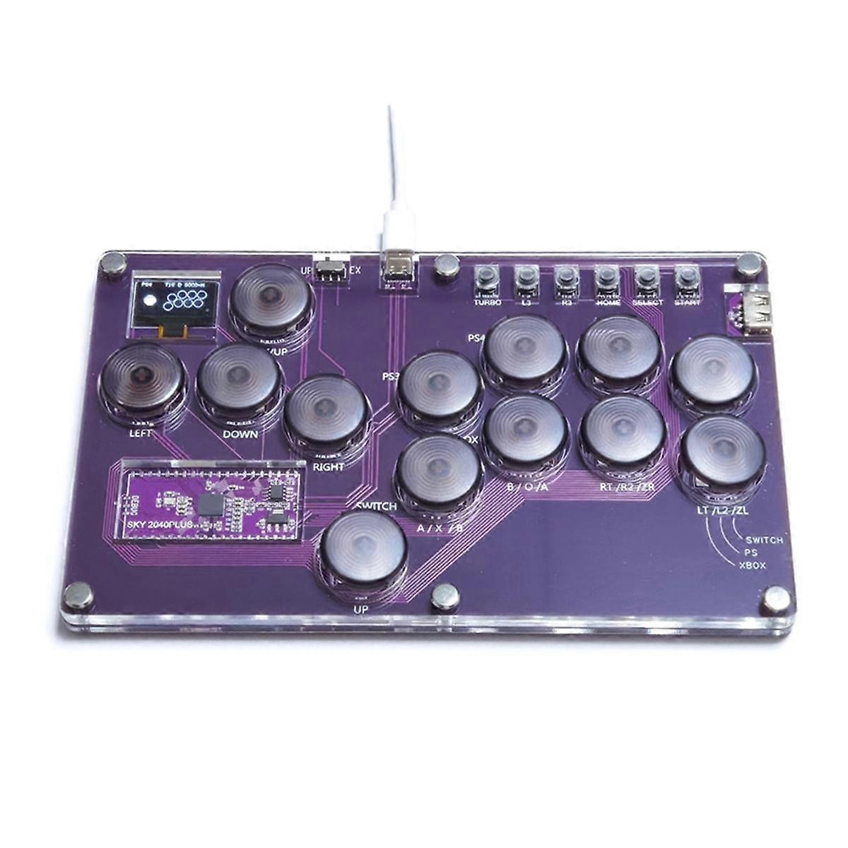 13Key Joystick Keyboard Arcade Stick Controller For //Switch/Steam Arcade Controller Fight Sticks A