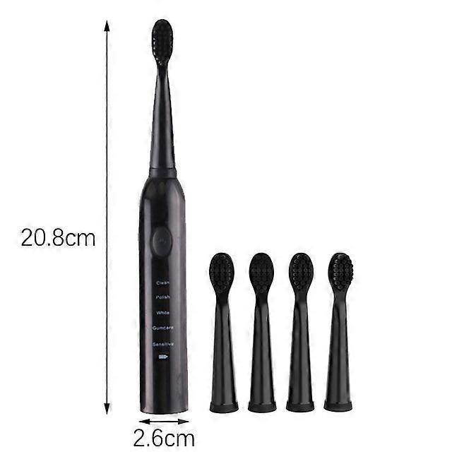 Sonic Electric Toothbrush USB Rechargeable-white