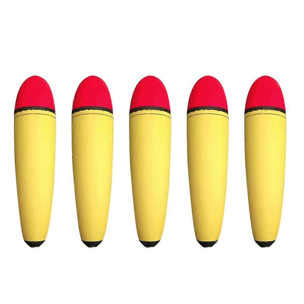 5Pcs Multi-size EVA Foam Fishing Bobbers Floats Unweighted Bobbers Slip Bobbers