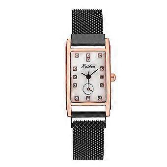 Women Fashion Watch Clock Stainless Steel Casual Dress Wrist Crystal Jewelry