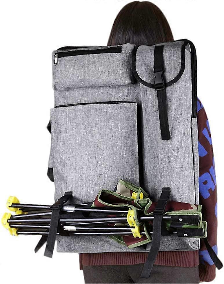 A2 Painting Drawing Board Storage Bag Waterproof Art Carry Tote Bag Multifunction Canvas A2 Art Portfolio Case Portable Large File Folder with Strap