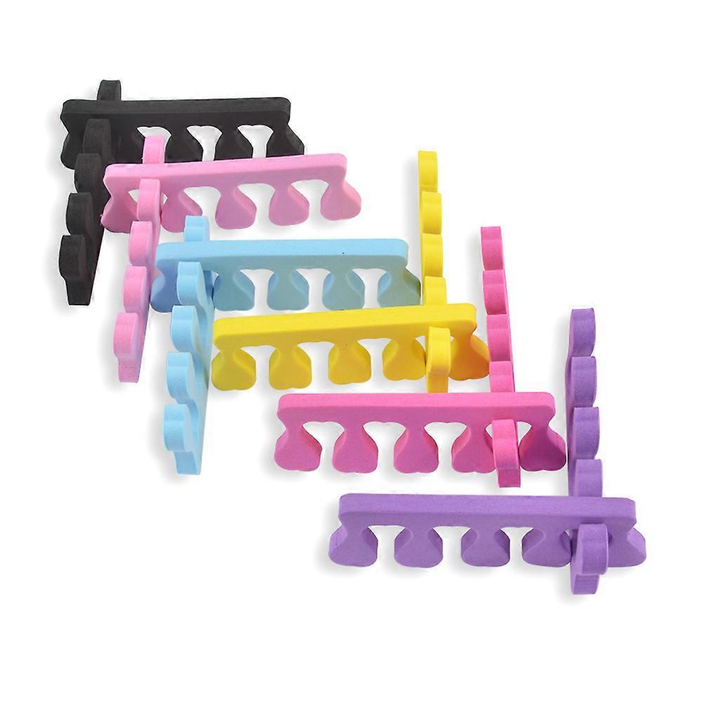 Toe Separators Set - Premium Pedicure Tool Kit 24 Pieces Super Soft & Durable Two Tone