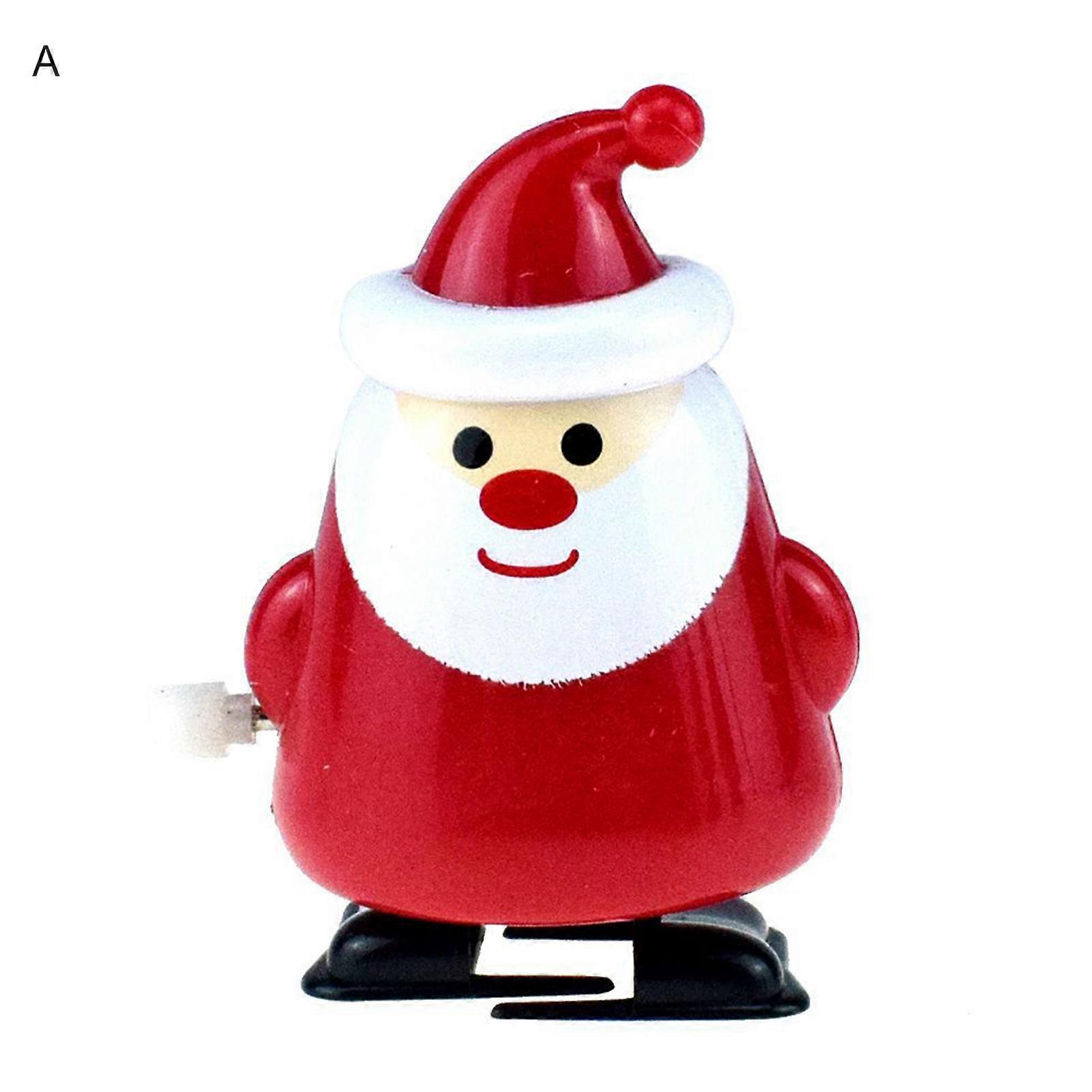 Walking Santa Claus Elk Penguin Snowman Clockwork Toy Home Decor Christmas Gift