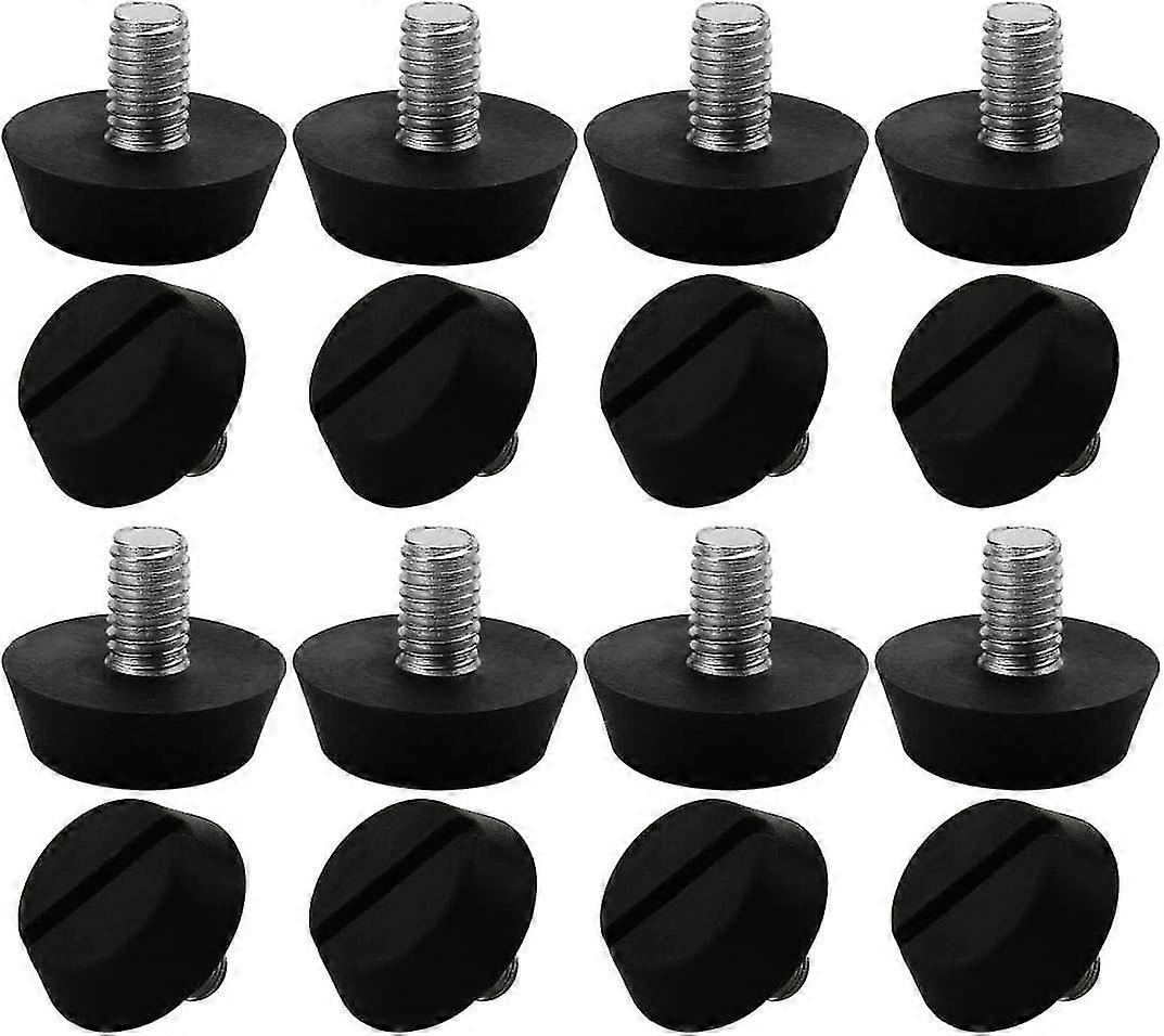 16pcs adjustable furniture feet leveling glider base leg table chair adjustable,m6 x 10 x 20mm