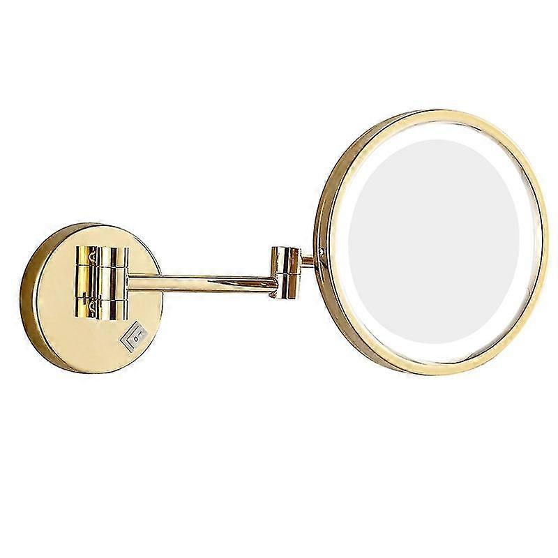 cosmetic mirror with magnifying light