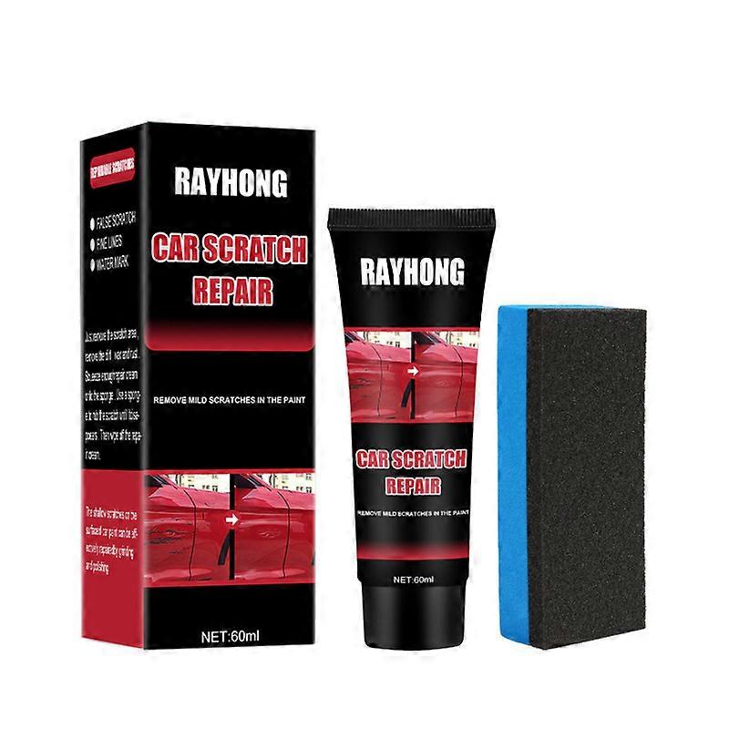 Car Scratch Remover Polish & WaxAll-in-One Scratch Remover, Swirl Correction & Wax Sealant Protection with Glossy Shine