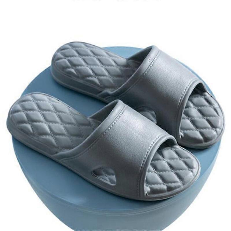 Shower Slippers Women's Men's Pool Slides, Non-Slip Indoor
