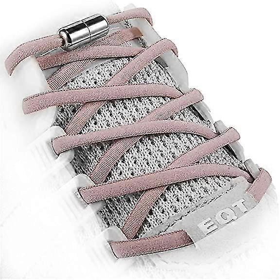 Elastic Shoelaces For Adults, Children And The Elderly, With Two Pairs Of Elastic Shoelacesbubblegum Pink