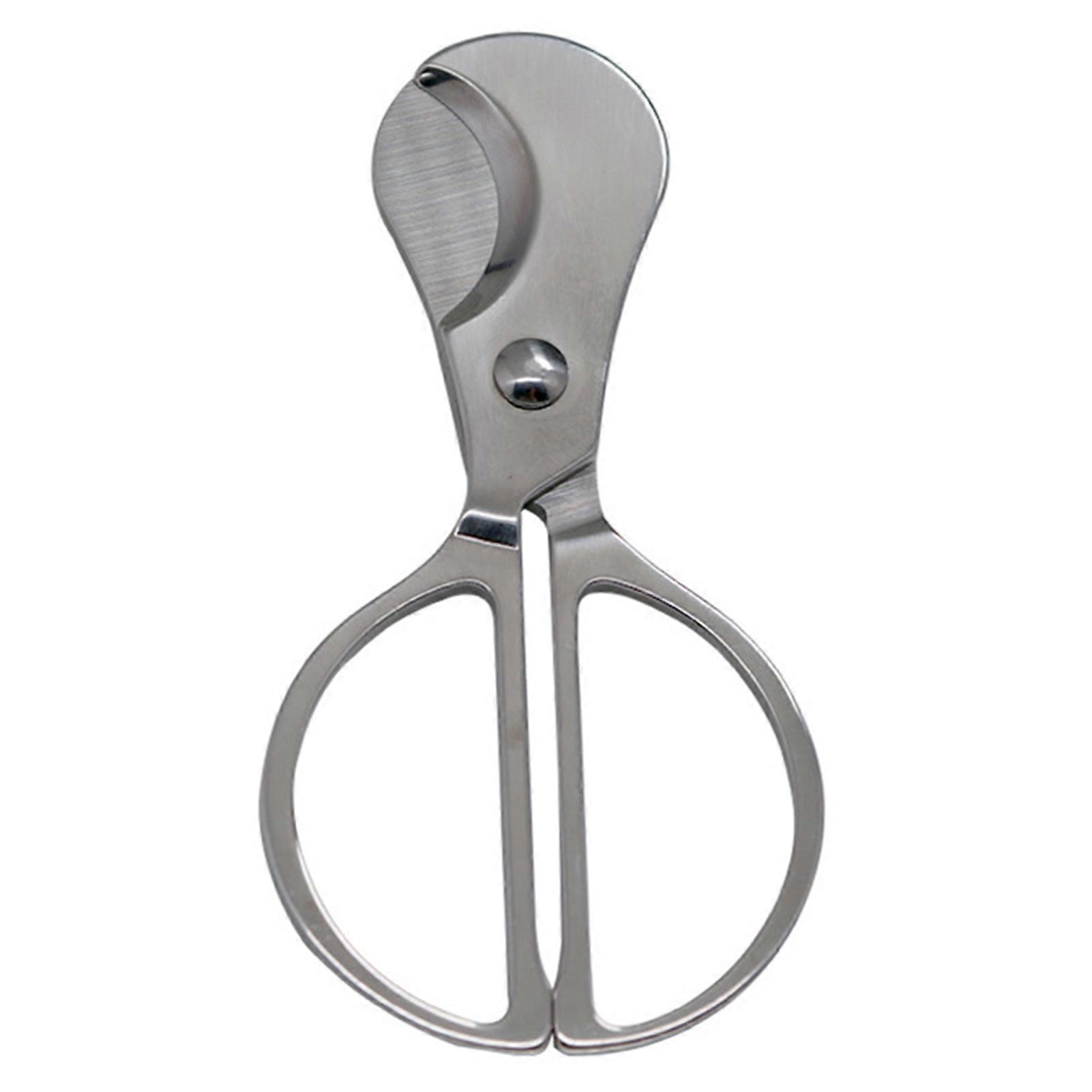 Stainless Steel Cigars Scissors Ultra-Sharp Guillotine Scissors Small Size Medicine Dispensing Cutter