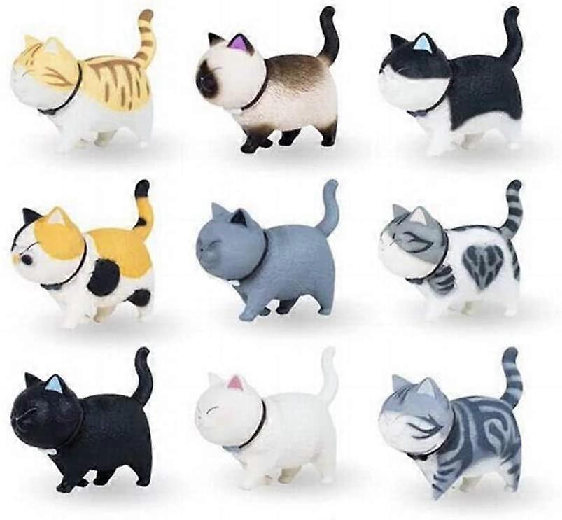 9 Pack Cat Refrigerator Magnets,for Refrigerator Kitchen Decor
