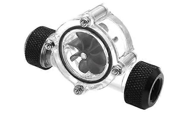Cooling Water Flow Meter, Water Flow Indicator, G1/4" Thread 8 Wheels, for Computer or Cooling Systems