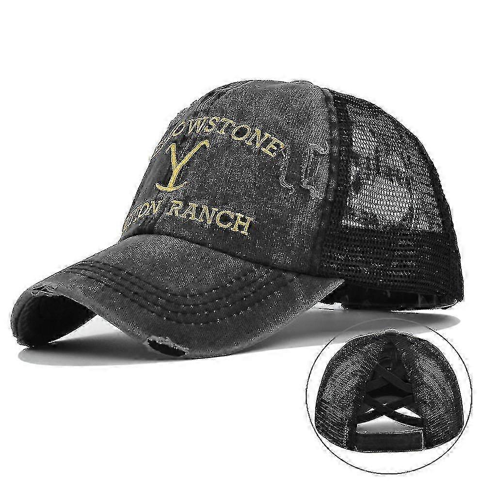 Yellowstone Dutton Ranch Baseball Cap Adjustable Embroidered Cap (a)