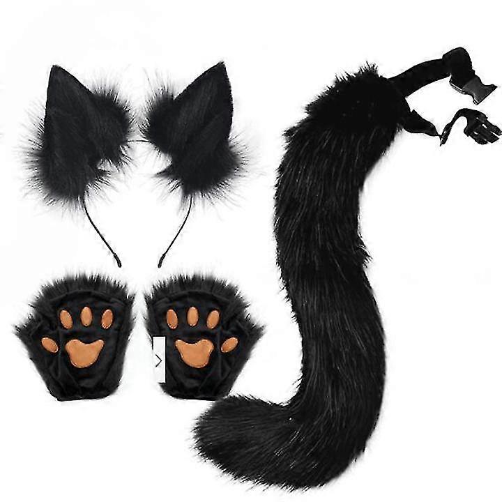Simulation Of Plush Fox Ears & Hairy Fox Ears, Anime Role-playing, Headband, Halloween Role-playing, Party Costumes