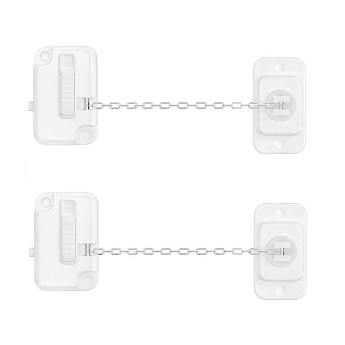 Window Locks,2Pcs Window Restrictor Child Safety Locks for UPVC, for Child Pets Safety, Self Adhesive