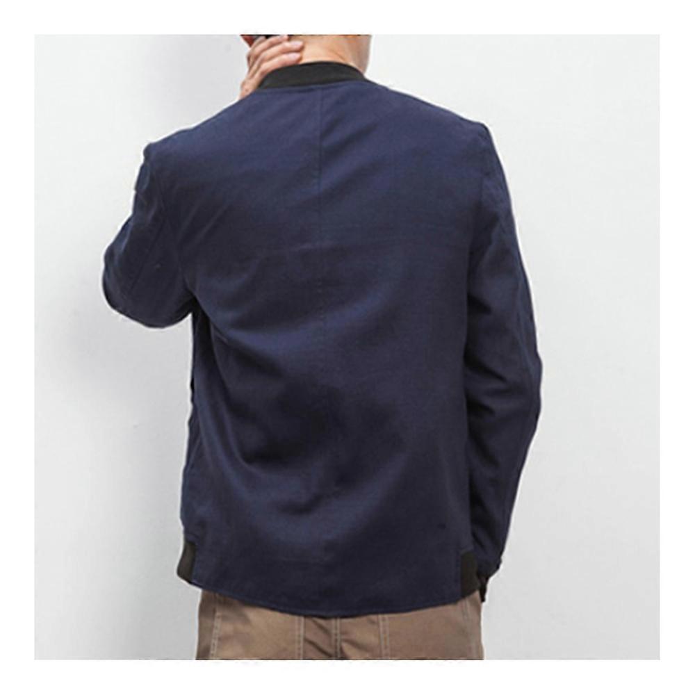 Embroidery Plate Button Baseball Coat Jacket