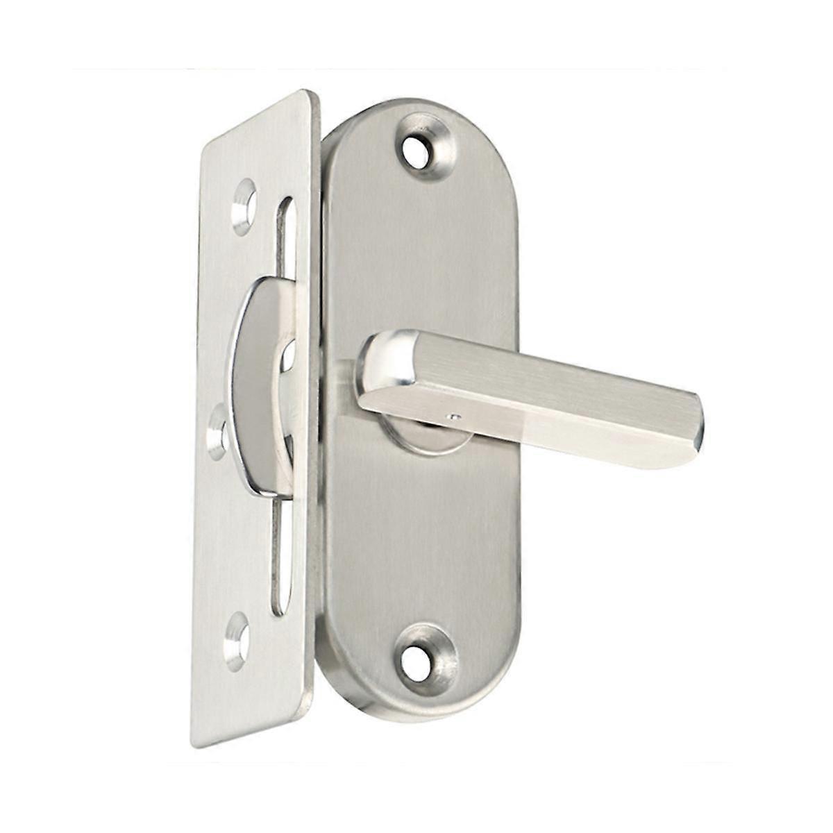 1Pc 90 Degree Hinge Lock Sliding Door Hook Lock Aluminum Wood Door and Window Lock Barn Lock Househ