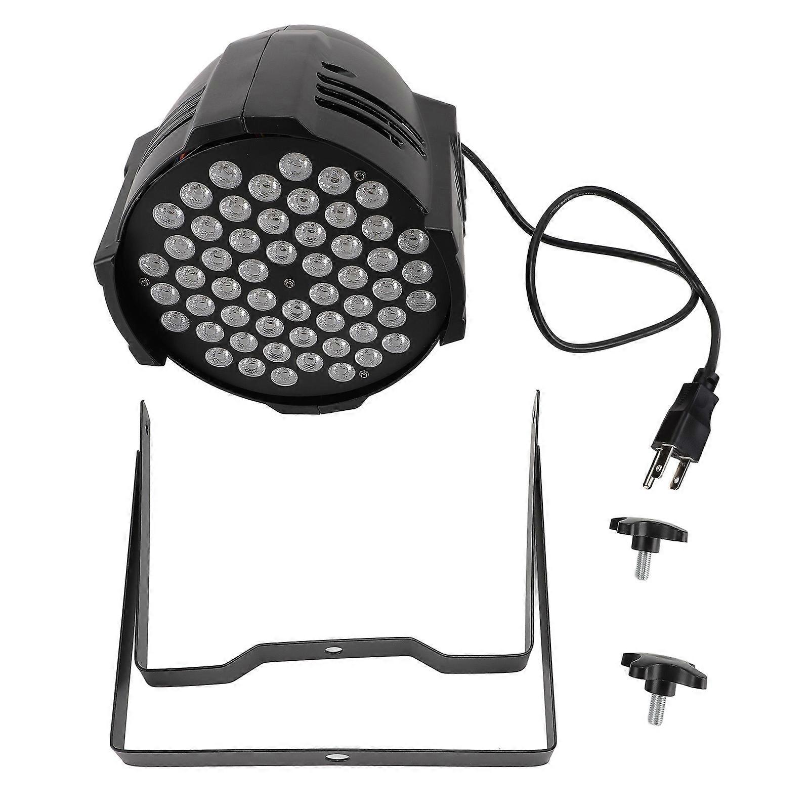 LED Stage Light 54x3W DMX 512 Control Sound Activated RGBW DJ Par Lights for Stage Concert Party Wedding US Plug 100‑240V