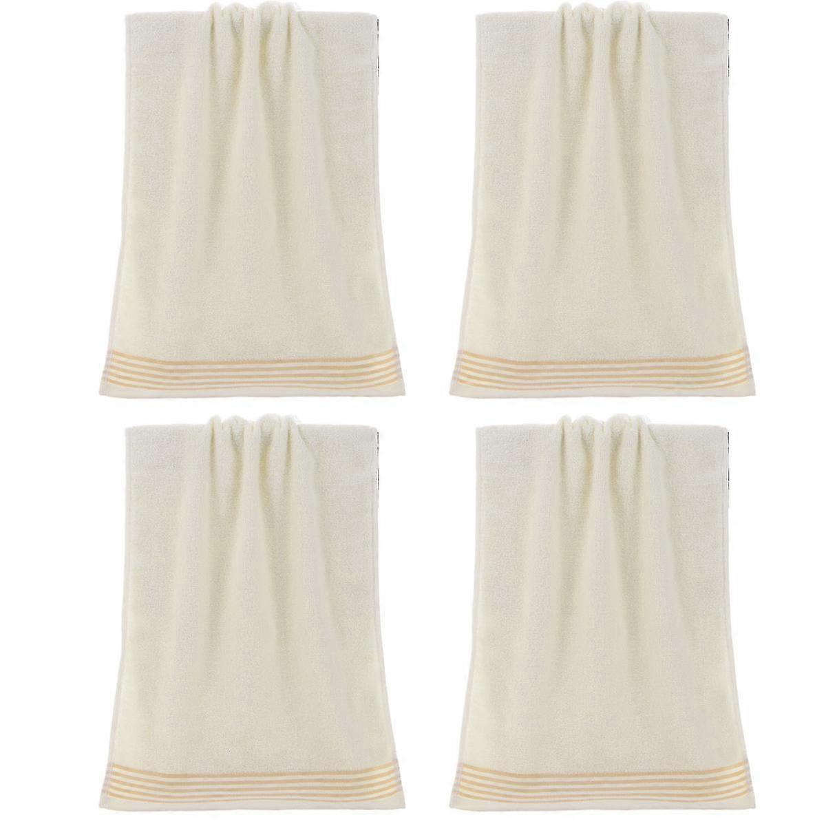 Absorbent Soft cotton Hand Towel (4 packs) for bath, hand, face, gym and spa